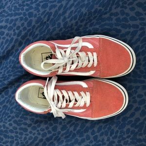pink old skool vans